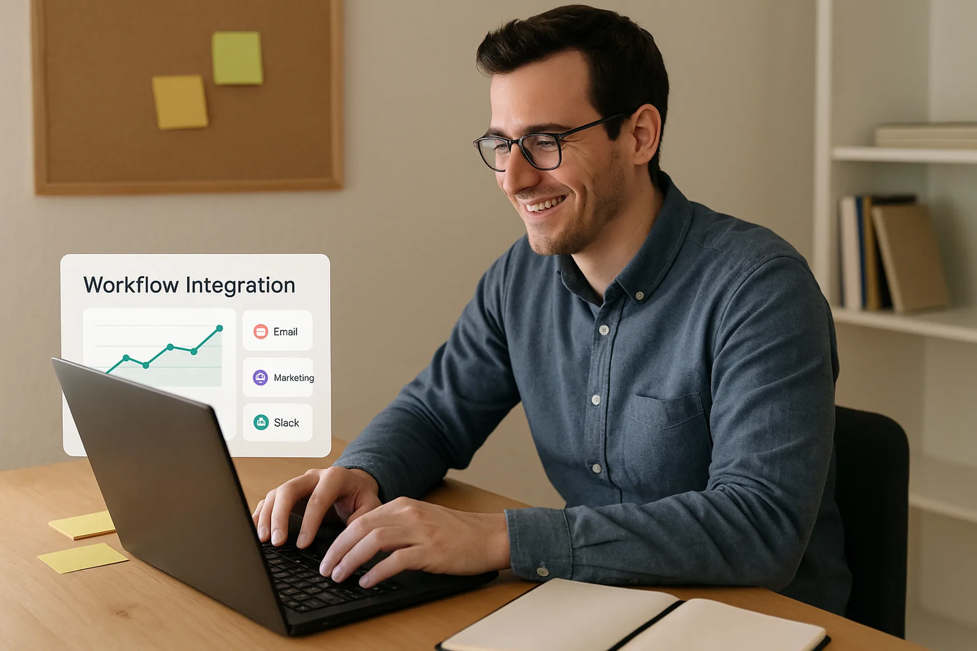 Workflow illustration showing how Cadence orchestrates customer conversations using founder stories, guardrails, and audit-friendly automation