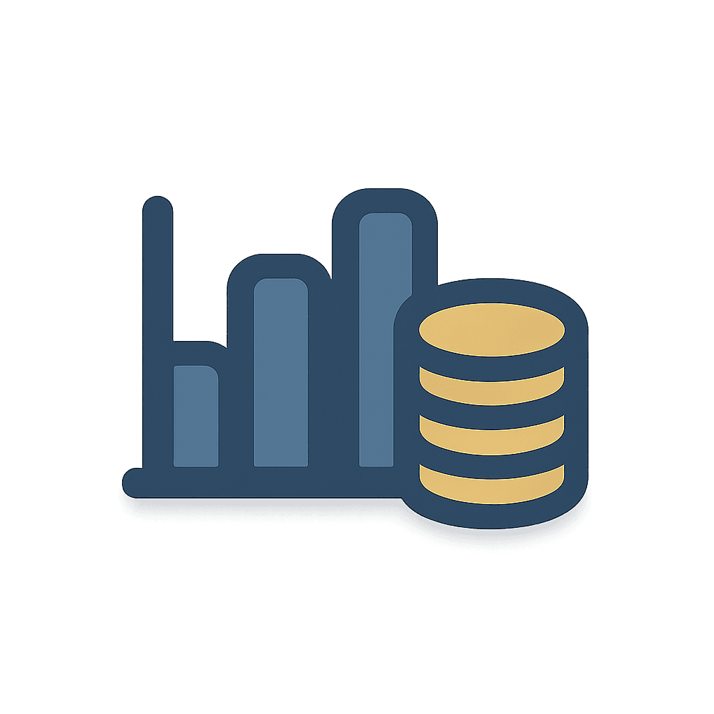 Brutus icon — Finance & numbers lens
